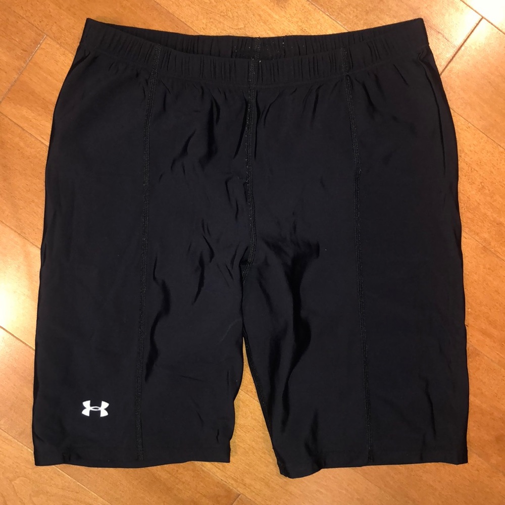 UA compression shorts